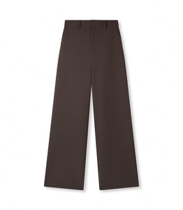 Trendjuwelier Bemelmans - Alix The Label Clean Twill Wide Leg Pants Deep Brown