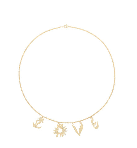 Trendjuwelier Bemelmans - Anna Nina Bonfire Choker Brass Goldplated