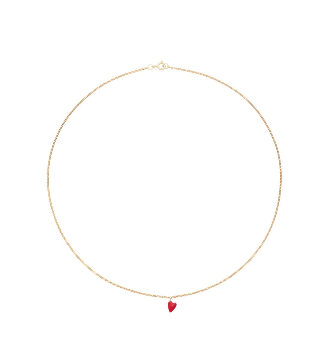 Trendjuwelier Bemelmans - Anna Nina Heart Beat Necklace Silver Goldplated