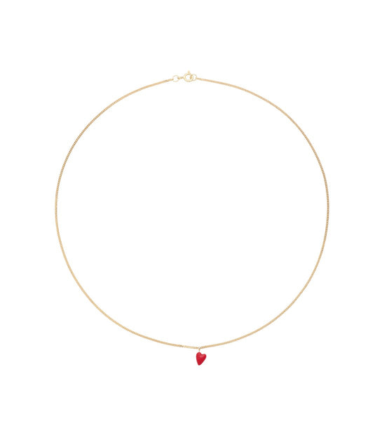 Trendjuwelier Bemelmans - Anna Nina Heart Beat Necklace Silver Goldplated