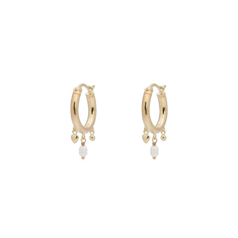 Trendjuwelier Bemelmans - Anna+Nina Chandelier Small Hoop Earrings Goldplated