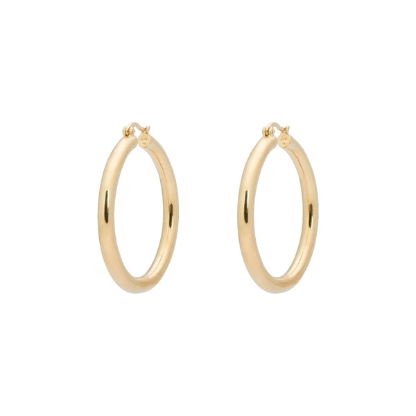 Trendjuwelier Bemelmans - Anna+Nina Classique Hoop Earrings Goldplated