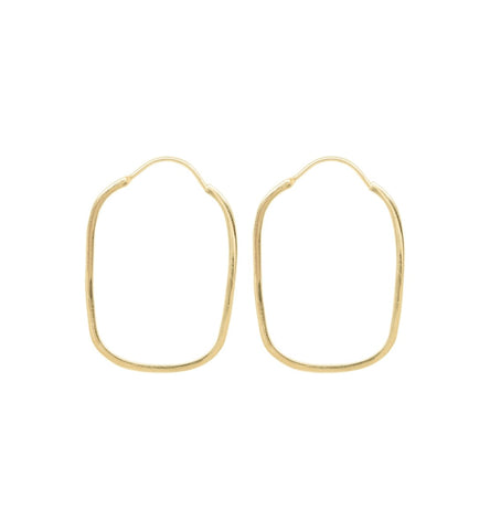 Anna+Nina Link Hoop Earring GP | Trendjuwelier Bemelmans.