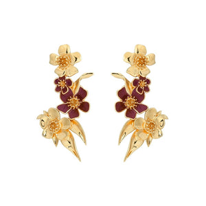 Anna+Nina Paradise Dangles Goldplated | Trendjuwelier Bemelmans.