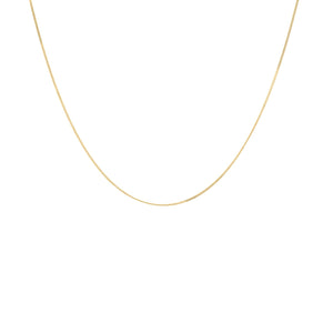 Anna+Nina Plain Necklace Medium Goldplated | Trendjuwelier Bemelmans.