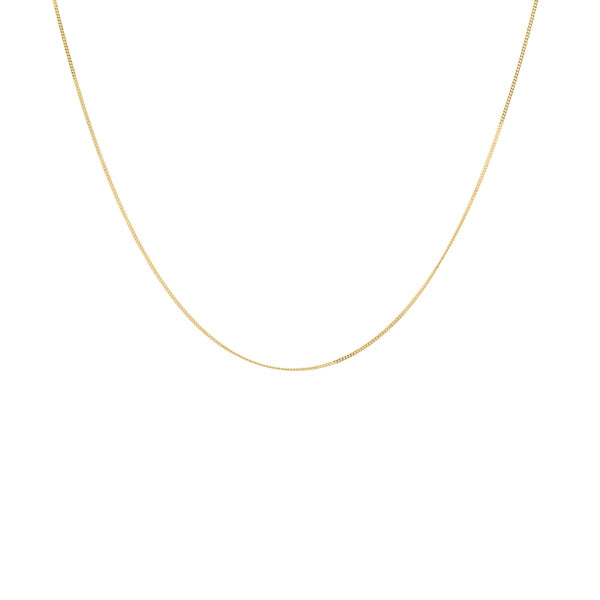 Anna+Nina Plain Necklace Medium Goldplated | Trendjuwelier Bemelmans.