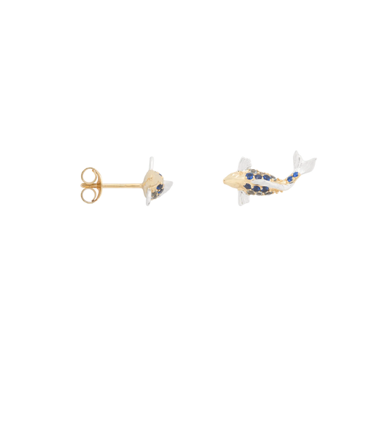 Trendjuwelier Bemelmans - Anna+Nina Single Dreamy Dive Stud Earring Gold