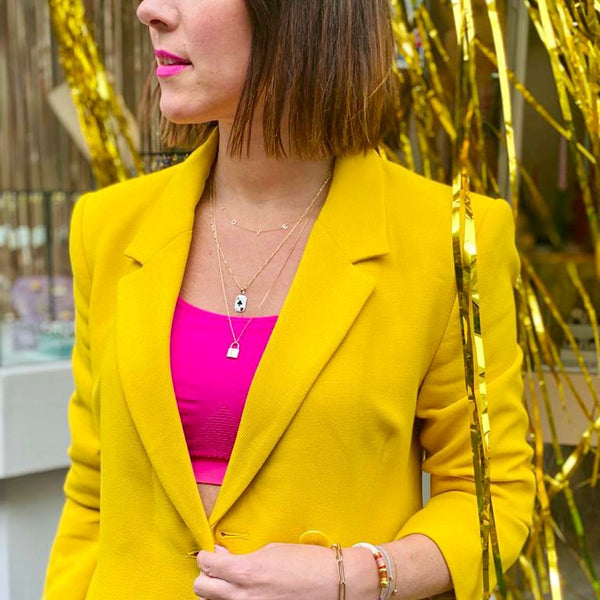 Trendjuwelier Bemelmans - Anna+Nina Twisted Plain Necklace Long Gold Plated
