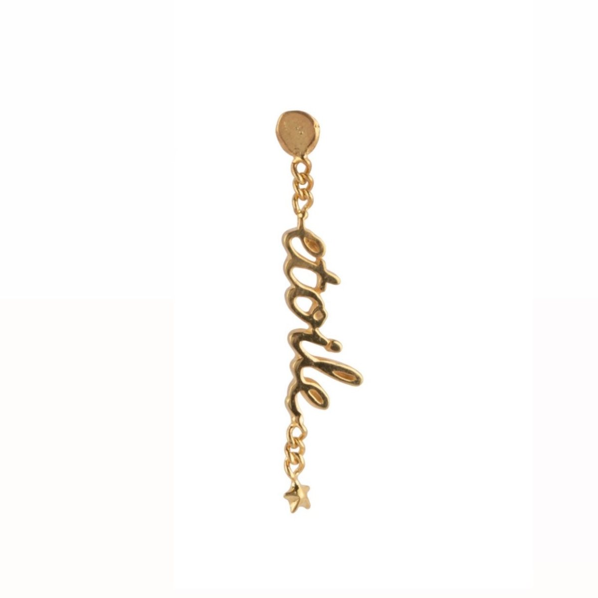 Trendjuwelier Bemelmans - Betty Bogaers Etoille Stud Chain Earring Gold Plated