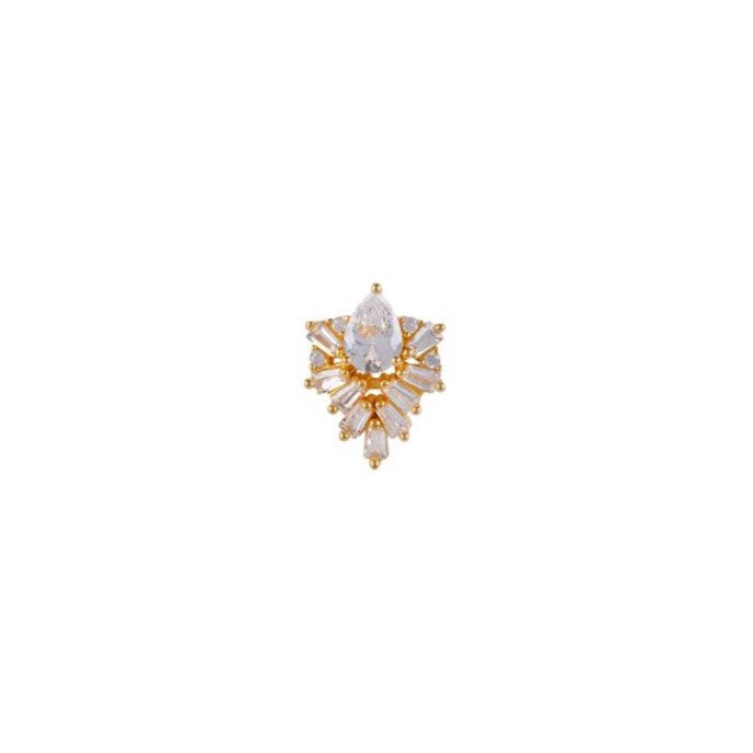 Trendjuwelier Bemelmans - Bobby Rose Jewelry Cocktail Earring White Gold