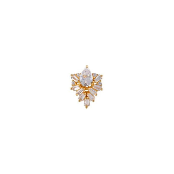 Trendjuwelier Bemelmans - Bobby Rose Jewelry Cocktail Earring White Gold