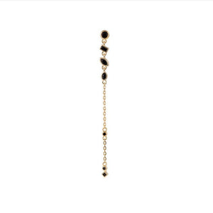 Trendjuwelier Bemelmans - Bobby Rose Jewelry Elegance Onyx Stud Gold