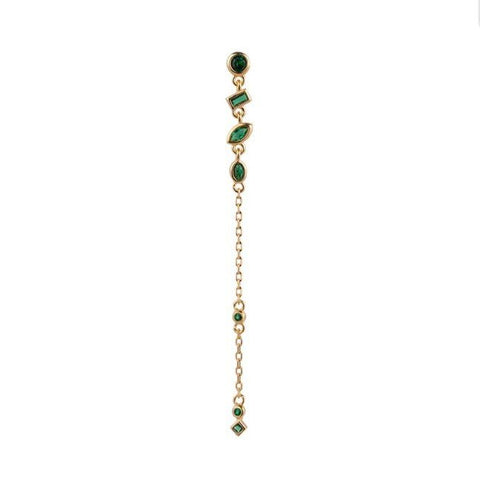 Trendjuwelier Bemelmans - Bobby Rose Jewelry Elegance Stud Green Gold