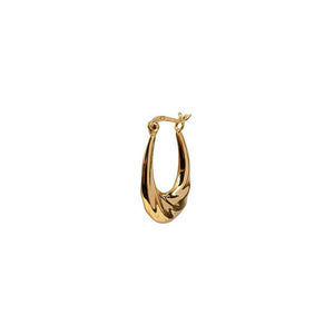 Trendjuwelier Bemelmans - Bobby Rose Jewelry Oval Twist Hoop Gold