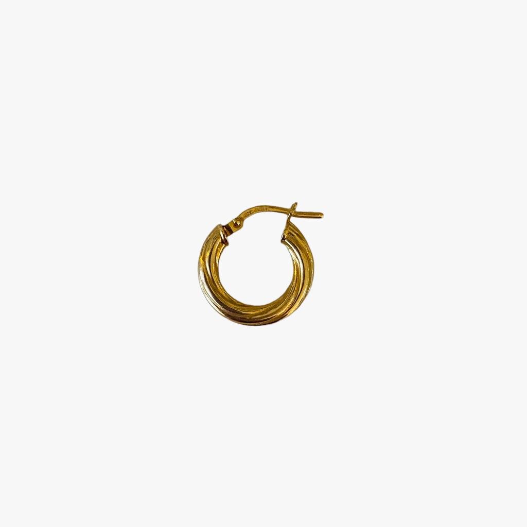 Trendjuwelier Bemelmans - Bobby Rose Jewelry Twirl Hoop Gold