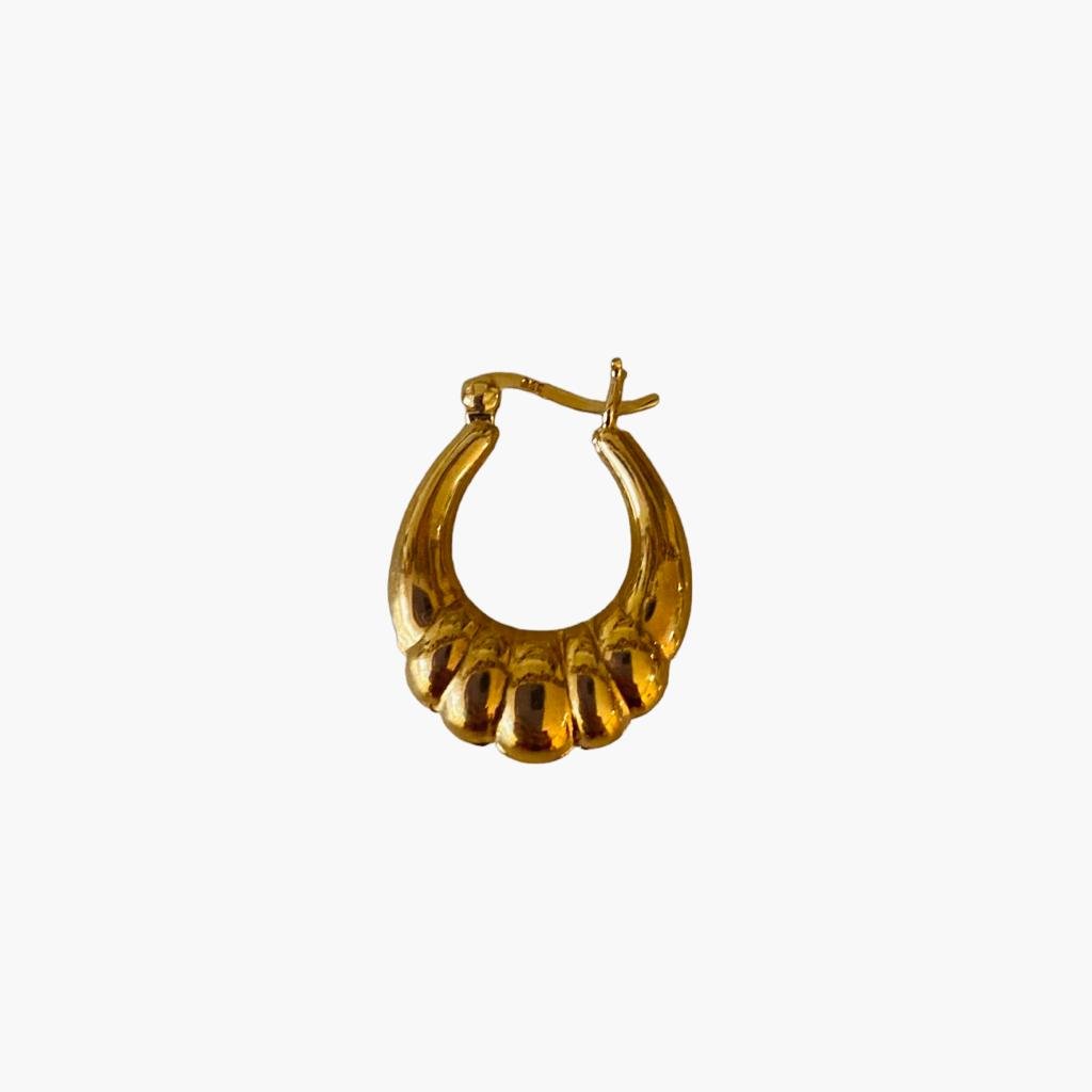 Trendjuwelier Bemelmans - Bobby Rose Jewelry Wave Hoop Gold
