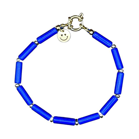 Trendjuwelier Bemelmans - Bonnie Studios Mickey Blue Tube bracelet