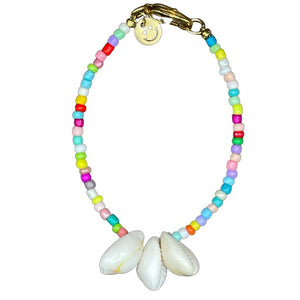 Trendjuwelier Bemelmans - Bonnie Studios Woody Shell Bracelet Multi