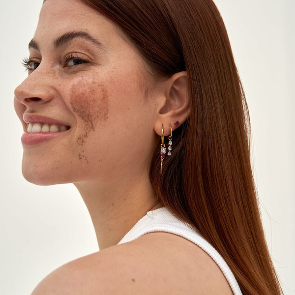 Trendjuwelier Bemelmans - Eline Rosina Atelier Collection Large Classic Hoop Gold Plated