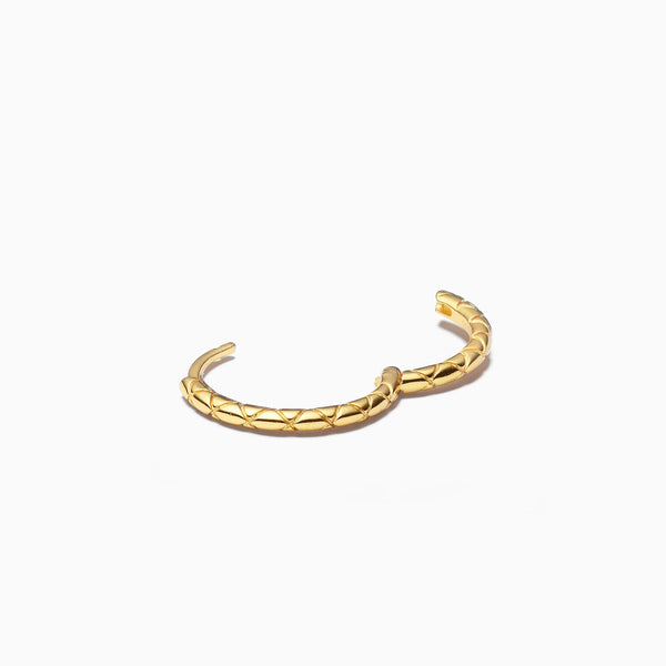 Trendjuwelier Bemelmans - Eline Rosina Atelier Essential Collection Snake Huggie Large Gold Plated