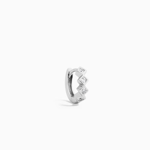 Trendjuwelier Bemelmans - Eline Rosina Delicate Huggie Hoop Silver