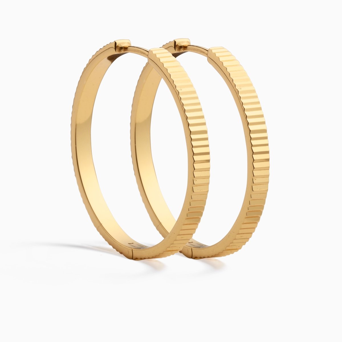 Trendjuwelier Bemelmans - Eline Rosina Hailey Statement Hoops Gold Plated