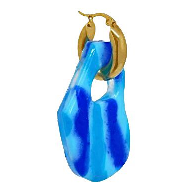 Trendjuwelier Bemelmans - Felt Atelier Aki Fin Gold Earring 2