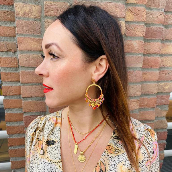 Gas Bijoux Cecile Certi Earrings Goud | Trendjuwelier Bemelmans.