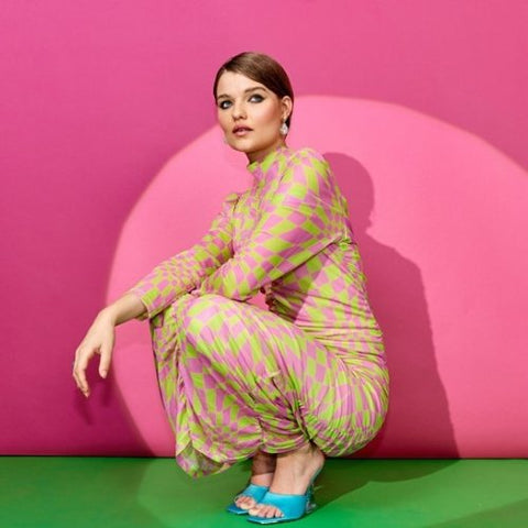 Trendjuwelier Bemelmans - Hunkon Colette Wrinkle Dress Rose