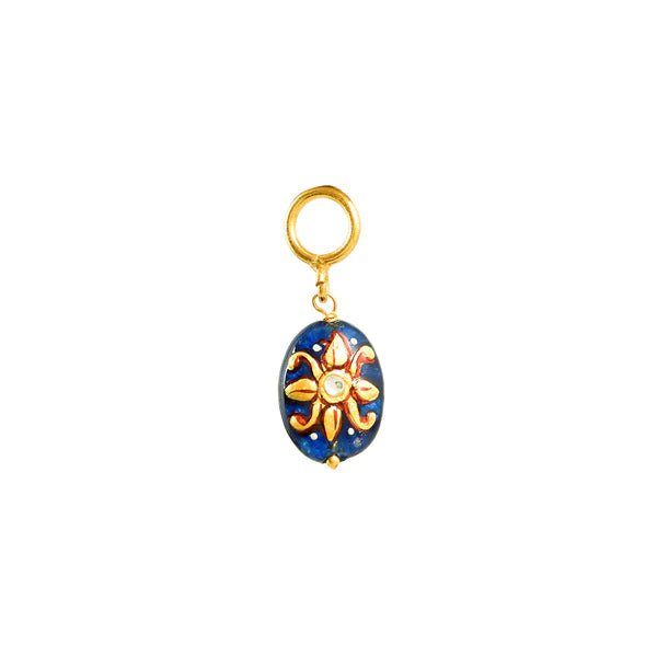 Trendjuwelier Bemelmans - I Am Jai Hand Painted Agate Stone Blue Color