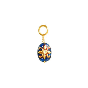 Trendjuwelier Bemelmans - I Am Jai Hand Painted Agate Stone Blue Color