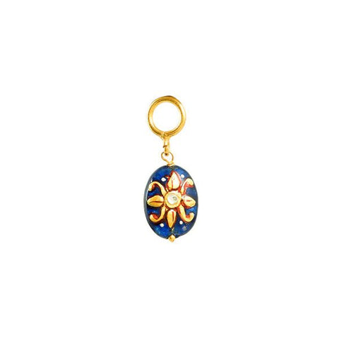 Trendjuwelier Bemelmans - I Am Jai Hand Painted Agate Stone Blue Color