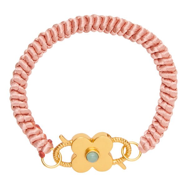 Trendjuwelier Bemelmans - I Am Jai Satin Bracelet Light Pink Gold