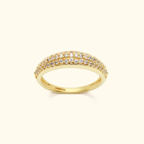 Trendjuwelier Bemelmans - Josephina Jewelry Pavé Petit Dome Ring Goud