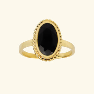 Trendjuwelier Bemelmans - Josephina Jewelry Vintage Luna Black Onyx Ring