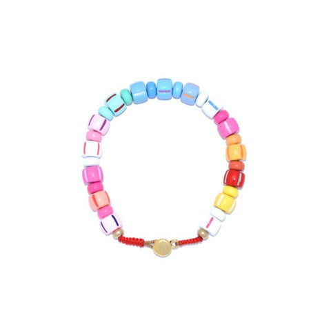 Trendjuwelier Bemelmans - Juli Dans Jewels Gambriella Armband Multicolor Goud