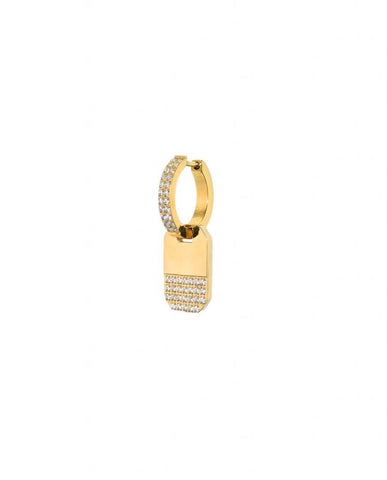 Trendjuwelier Bemelmans - Juli Dans Jewels Mini Ivy Gemstone Oorbel Goud