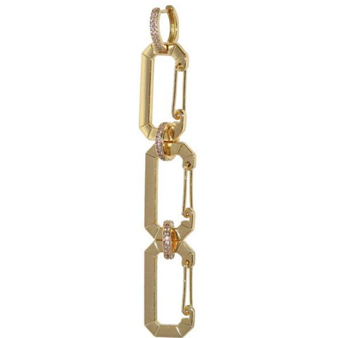 Juli Dans Jewels Triple Bonne Oorbel Goud | Trendjuwelier Bemelmans.