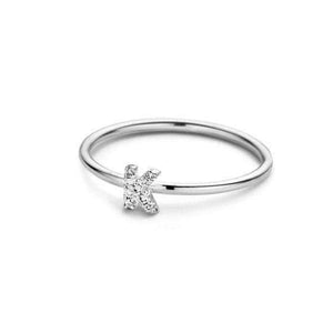 Just Franky Just Diamond Ring 1 Initial | Trendjuwelier Bemelmans.