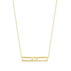 Just Franky Love Bar Necklace 2 Letters | Trendjuwelier Bemelmans.