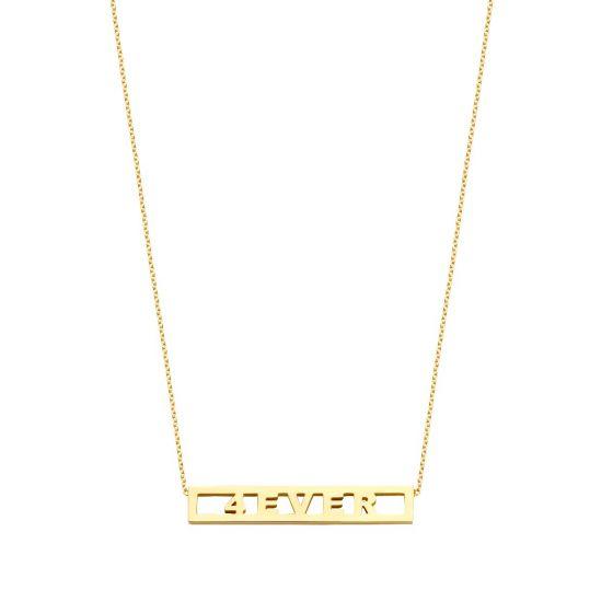 Just Franky Love Bar Necklace 5 Letters | Trendjuwelier Bemelmans.