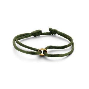 Just Franky Single Open Circle Bracelet Cord With Engraving | Trendjuwelier Bemelmans.