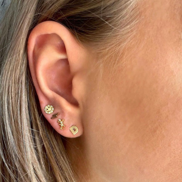 Trendjuwelier Bemelmans - Just Franky Treasure Smiley Diamond Earring Single Piece