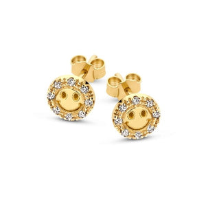 Trendjuwelier Bemelmans - Just Franky Treasure Smiley Diamond Earring Single Piece