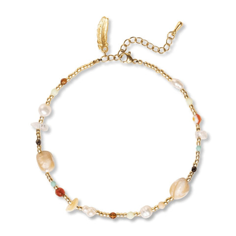 Trendjuwelier Bemelmans - Le Veer Jewelry Playa Anklet Goud