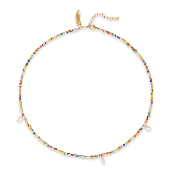 Trendjuwelier Bemelmans - Le Veer Jewelry Salty Disco Necklace Goud