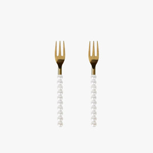 Trendjuwelier Bemelmans - Lepelclub Set Of Two Pearl Forks