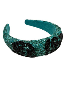 Trendjuwelier Bemelmans - Loffs Handgemaakte Kralen Haarband Blue Rose