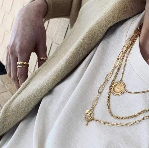 Mimi et Toi Amandine Necklace Gold | Trendjuwelier Bemelmans.