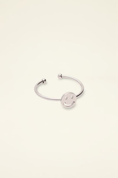 Trendjuwelier Bemelmans - My Jewellery Ring Met Smiley Zilver r12